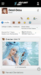 Mobile Screenshot of dessi-desu.deviantart.com