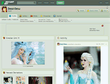 Tablet Screenshot of dessi-desu.deviantart.com