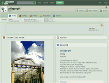 Tablet Screenshot of collage-girl.deviantart.com