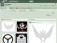 Tablet Screenshot of gray-vizard.deviantart.com