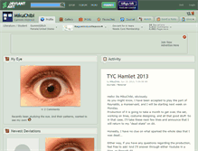 Tablet Screenshot of mikuchibi.deviantart.com