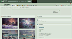 Desktop Screenshot of einaraasen.deviantart.com