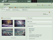 Tablet Screenshot of einaraasen.deviantart.com