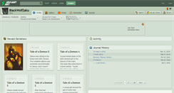 Desktop Screenshot of blackwolfzaku.deviantart.com
