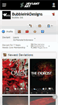 Mobile Screenshot of bubbleinkdesigns.deviantart.com