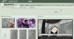 Desktop Screenshot of dante-masamune.deviantart.com