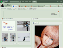 Tablet Screenshot of emi3chan.deviantart.com