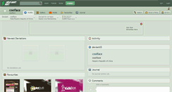 Desktop Screenshot of coolface.deviantart.com