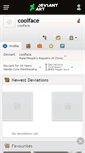 Mobile Screenshot of coolface.deviantart.com