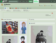 Tablet Screenshot of mrsbeatles.deviantart.com