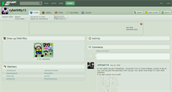 Desktop Screenshot of cyberkitty13.deviantart.com