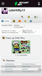 Mobile Screenshot of cyberkitty13.deviantart.com