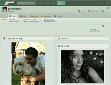 Tablet Screenshot of gwyneth15.deviantart.com