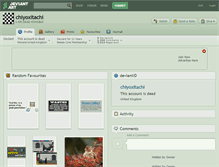 Tablet Screenshot of chiyoxitachi.deviantart.com
