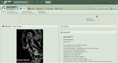 Desktop Screenshot of halfmast1.deviantart.com