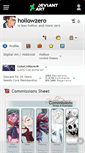 Mobile Screenshot of hollowzero.deviantart.com