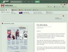 Tablet Screenshot of hollowzero.deviantart.com