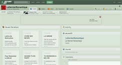 Desktop Screenshot of ledernierromantique.deviantart.com