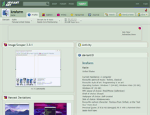 Tablet Screenshot of kraform.deviantart.com