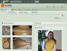 Tablet Screenshot of kurotatsu.deviantart.com