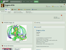 Tablet Screenshot of dragons-of-da.deviantart.com