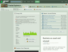 Tablet Screenshot of fractal-explorer.deviantart.com