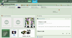 Desktop Screenshot of animeloverwoman.deviantart.com