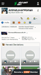 Mobile Screenshot of animeloverwoman.deviantart.com