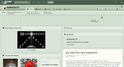 Desktop Screenshot of madhatter55.deviantart.com