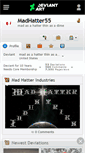 Mobile Screenshot of madhatter55.deviantart.com