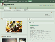 Tablet Screenshot of aestheticavalonia.deviantart.com