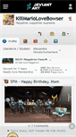 Mobile Screenshot of killmariolovebowser.deviantart.com