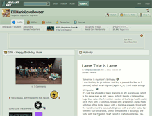 Tablet Screenshot of killmariolovebowser.deviantart.com