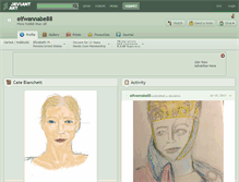 Tablet Screenshot of elfwannabe88.deviantart.com