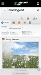 Mobile Screenshot of morningwolf.deviantart.com