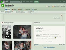 Tablet Screenshot of komiksiarnia.deviantart.com