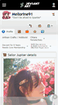 Mobile Screenshot of mellorine91.deviantart.com
