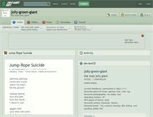 Tablet Screenshot of jolly-green-giant.deviantart.com