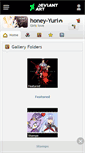 Mobile Screenshot of honey-yuri.deviantart.com