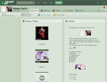 Tablet Screenshot of honey-yuri.deviantart.com