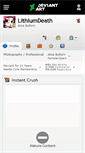Mobile Screenshot of lithiumdeath.deviantart.com