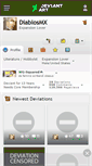 Mobile Screenshot of diablosmx.deviantart.com