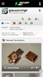 Mobile Screenshot of gokusonwing0.deviantart.com
