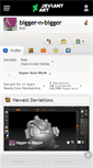 Mobile Screenshot of bigger-n-bigger.deviantart.com