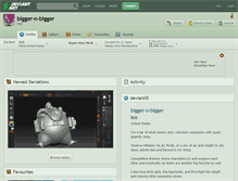 Tablet Screenshot of bigger-n-bigger.deviantart.com