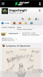 Mobile Screenshot of dragonfang01.deviantart.com