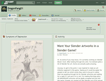 Tablet Screenshot of dragonfang01.deviantart.com