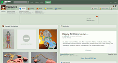 Desktop Screenshot of ingenium-q.deviantart.com