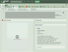 Tablet Screenshot of d24.deviantart.com