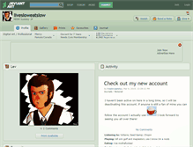 Tablet Screenshot of livesloweatslow.deviantart.com